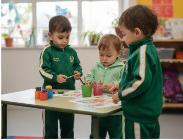 Foto de estudiantes en Kínder